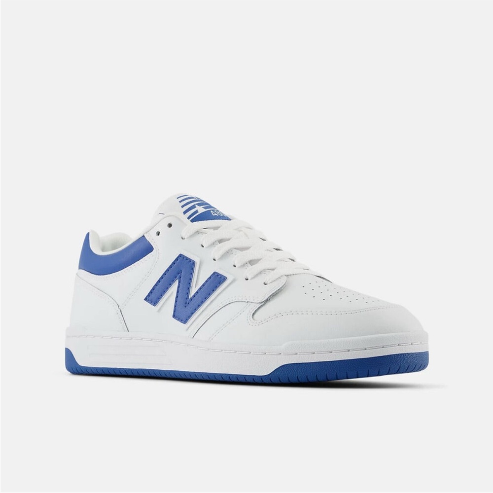 New Balance 480 Men's White and Blue Sneakers